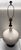 Huge wide body mid-century, modern, turned studio pottery ceramic lamp. Simply amazing! Such a great piece. Eye catching...