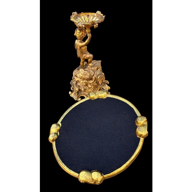 Antique French Gilt Bronze Figural Centerpiece For Sale - Image 10 of 18