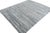 4x6 Gray Hand-Knotted Wool Texture Geometric Modern Carpet Rug For Sale - Image 4 of 7