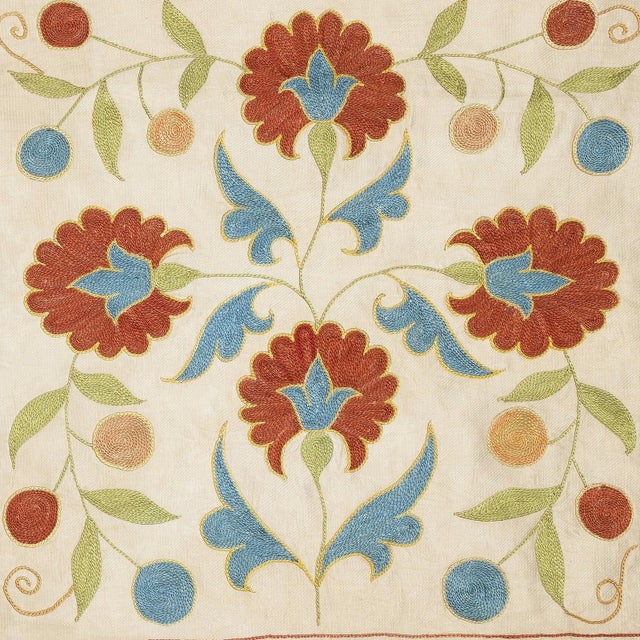 New Hand-Embroidered 100% Silk Cushion Cover – Authentic Uzbek Textile Art Elevate your home décor with this exquisite...