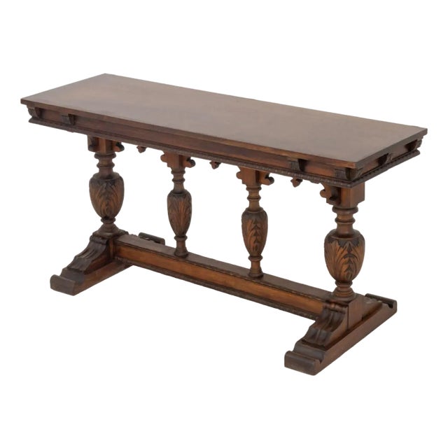 Jacobean Style Oak Refectory Table For Sale