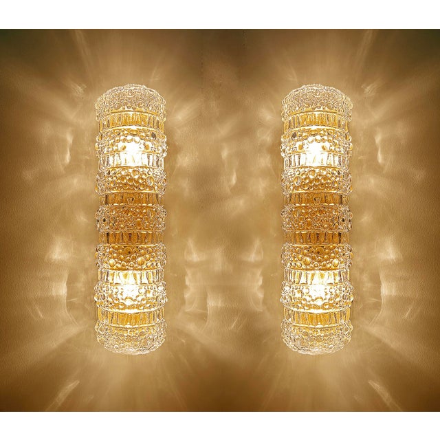 Vintage Bubble Glass Sconces, 1970s, Set of 2 For Sale - Image 15 of 18