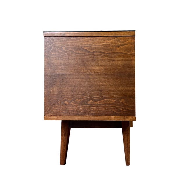 Wood Vintage Sideboard with Drawers, Czechoslovakia, 1973 For Sale - Image 7 of 10