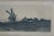Late 19th Century Late 19th Century Antique Henri Le Riche Signed Windmill Riverscape Landscape Etching 26", Framed For Sale - Image 5 of 12