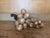 A stunning embodiment of vintage European elegance. This hand-carved alabaster grape cluster is a quintessential Mid-...