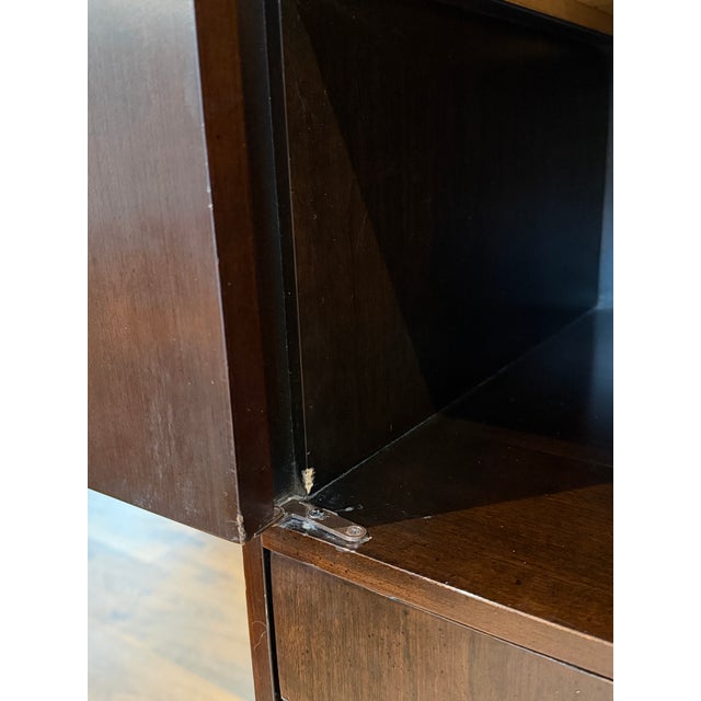 1970s Milo Baughman for Directional Custom Collection Campaign Gentleman’s Armoire For Sale - Image 14 of 18