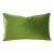 Light Moss Green Plush Velvet Lumbar Pillow Cover For Sale