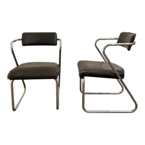 Gilbert Rohde for the Troy Sunshade Company Pair of Z Chairs