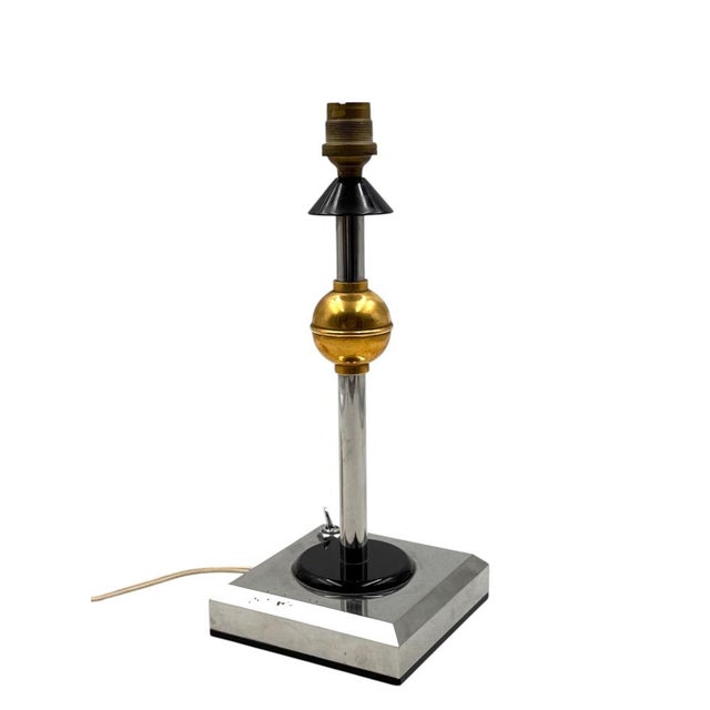 Art Deco Bakelite Table Lamp, France, 1980s For Sale - Image 6 of 10