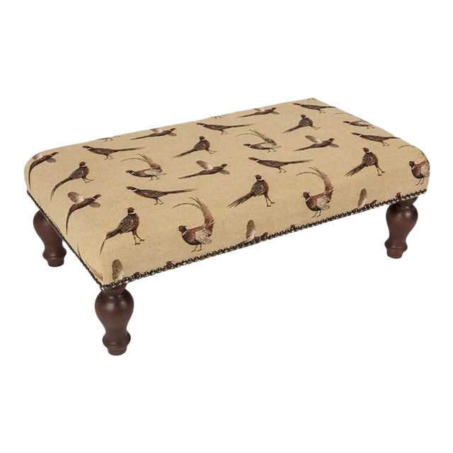 Country Pheasants Large Stool For Sale
