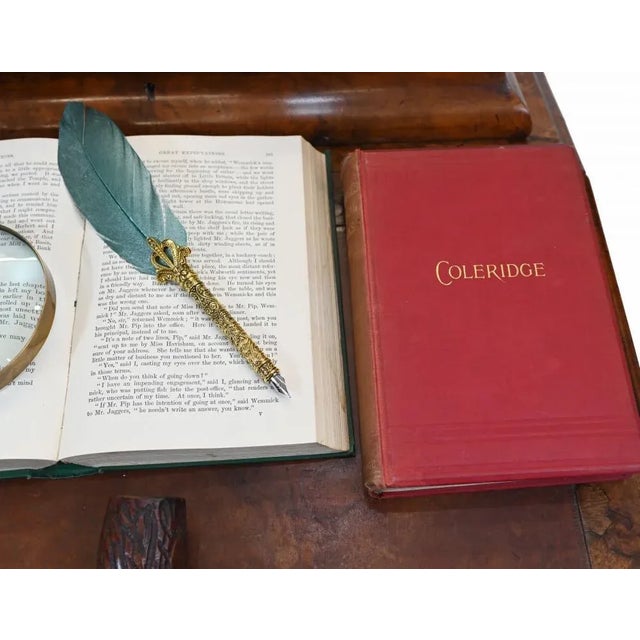 You are viewing a gorgeous Victorian Davenport desk Hand crafted from burr walnut with amazing patina Lovingly restored...