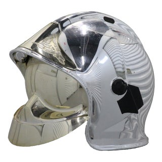 Fire Helmet Wine Ice Bucket, 2010s For Sale