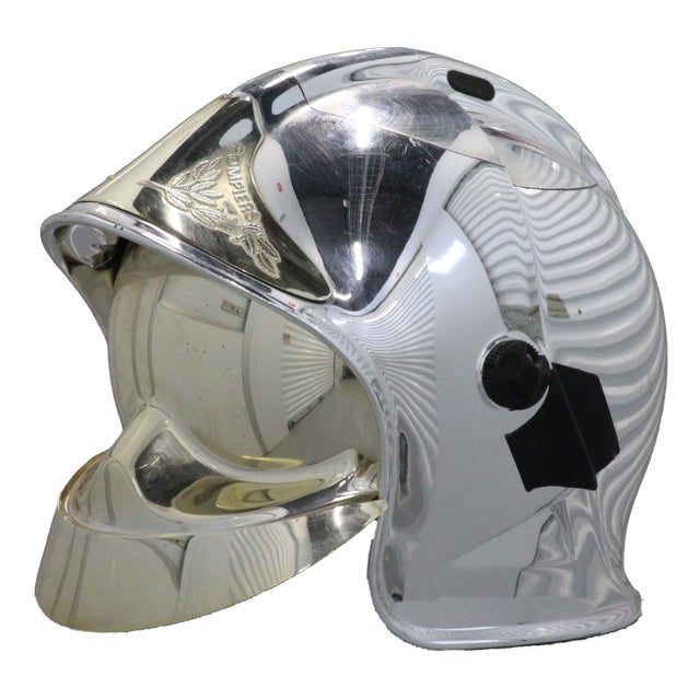 Fire Helmet Wine Ice Bucket, 2010s For Sale