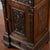 Brown Carved Walnut Bedside Table with Foldaway Kneeler from Giuseppe Sellerio Milano, Late 19th Century For Sale - Image 8 of 9