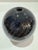 Signed Robert Eickholt studio art glass bud vase dated 1984, featuring a rounded form with a narrow top opening and richly...