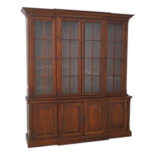 Lexington Bob Timberlake Cherry Four-Door Bookcase Breakfront For Sale