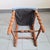 Vintage Chair in Carved Wood and Velvet, 1950s For Sale - Image 10 of 17