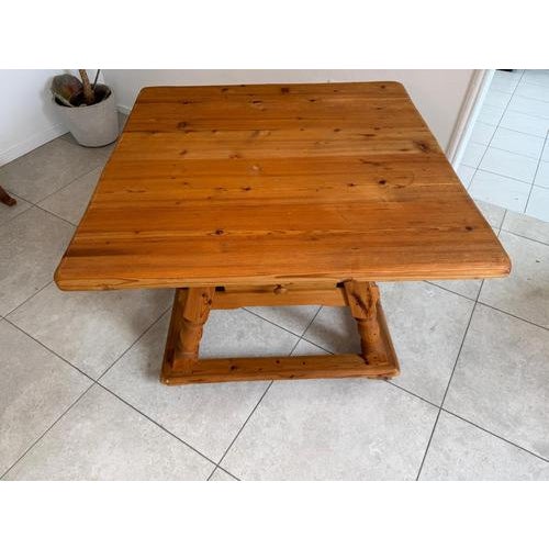 Farmhouse Table in Oak For Sale - Image 5 of 8