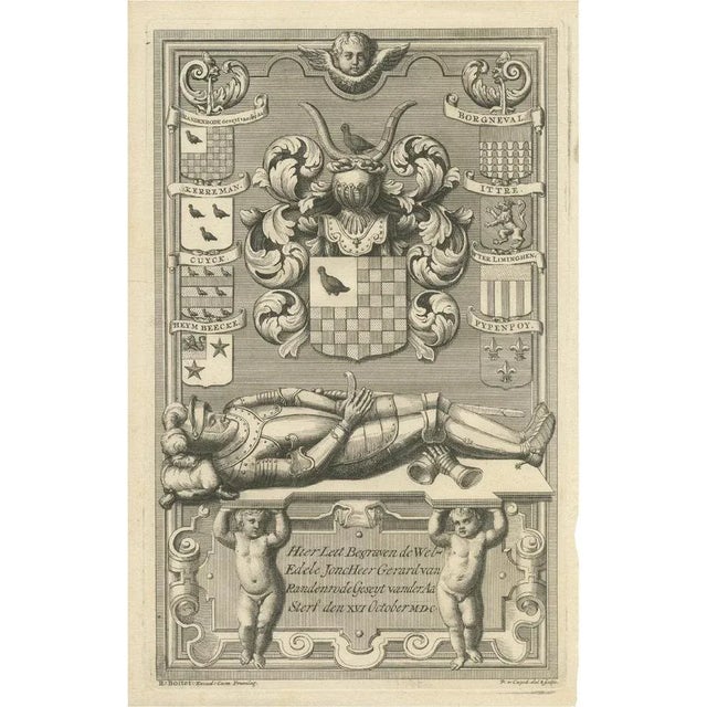 Jacob de Riemer, Armorial Elegy of 1600: A Heraldic Memorial, 1730, Paper For Sale - Image 6 of 6