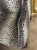 Wood Vintage Southern Furniture Co. Hollywood Regency Snow Leopard Velvet Settee For Sale - Image 7 of 10