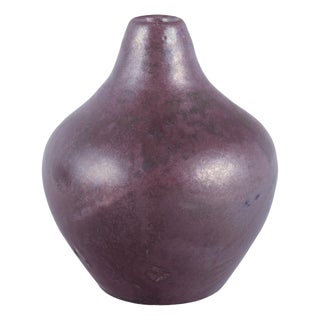 Danish Ceramici Vase in Luster Glaze from Søren Kongstrand, 1920s For Sale