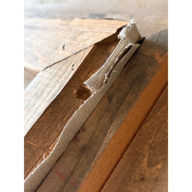 Vintage Borofsky Signed With Rabbits Foraging Oil Painting For Sale - Image 13 of 16