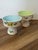 Ceramic 1920s Footed Dessert Bowl or Compote Cups - Set of 2 For Sale - Image 7 of 10