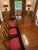 Vintage 10-Piece Carved Wood Dining Chair Set - 8 Side Chairs & 2 Upholstered Armchairs For Sale - Image 10 of 12