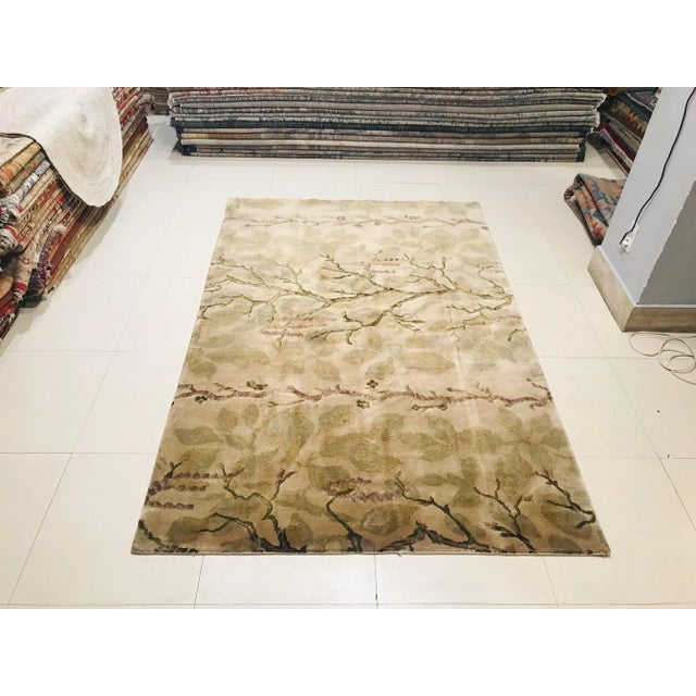 Nepalese Gold Rug, 1980s For Sale - Image 15 of 17