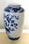 Japanese Blue and White Peacock Vase For Sale - Image 3 of 9