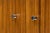 Wood Pair of Vintage Mid Century Zebrawood and Chrome Cabinets by Milo Baughman For Sale - Image 7 of 15