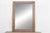 Grand Artisanal Floral Inlay Walnut Finish Mirror For Sale - Image 4 of 8
