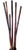1980s Hammered Metal Floor Vase With Bamboo Branches For Sale - Image 5 of 5