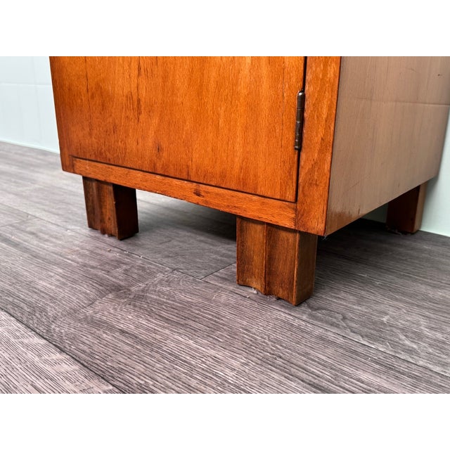 Vintage Italian Wooden Nightstand, 1930s For Sale - Image 6 of 10