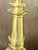 Vintage Traditional Stiffel Brass Lamp With Custom Shade For Sale In Los Angeles - Image 6 of 14