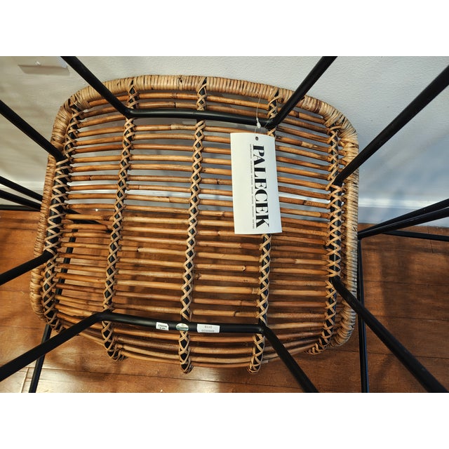 Brown Palecek Hermosa Counter Stools- Set of 4 For Sale - Image 8 of 9