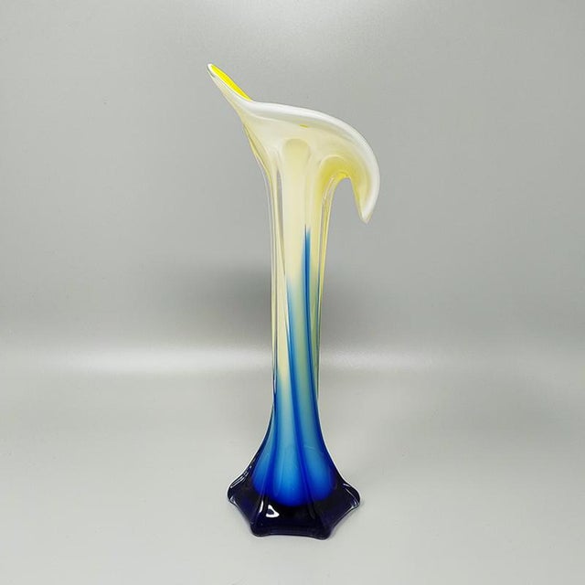 Jack in the Pulpit Calla Lily Vase in Murano Glass, 1960s For Sale - Image 4 of 11
