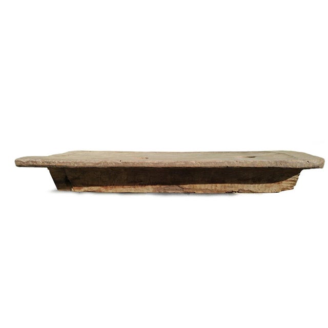 Contemporary Vintage X-Large Original Indian Wood Naga Table For Sale - Image 3 of 12