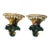 1960s Whimsical Pair of Monkey Servants Wall Brackets Cornell’s With Sea Shells For Sale