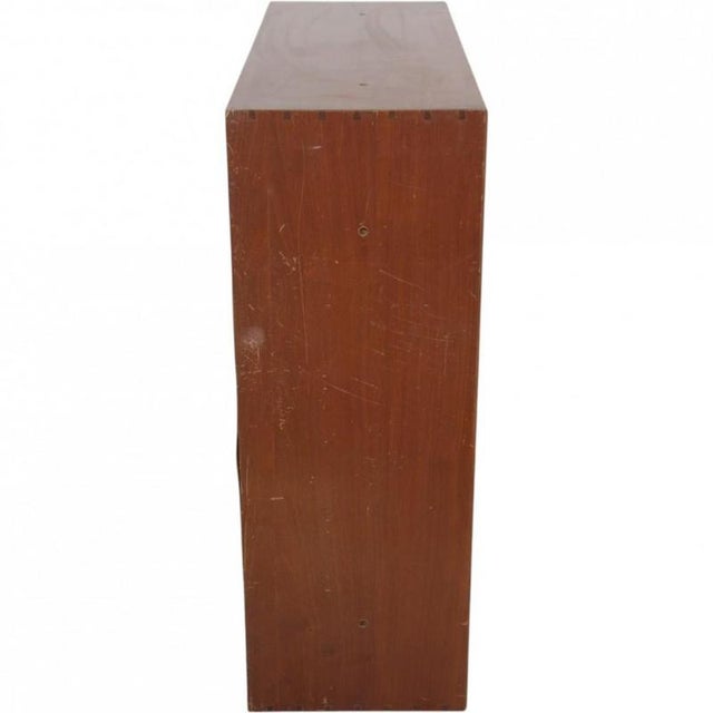 Mogens Koch bookcase made of lacquered mahogany. The bookcase is from the 1980s and appears in good condition but with...