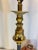 Gold Vintage Regency Elephant on Column Table Lamp For Sale - Image 8 of 11