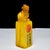 This exquisite vintage Chinese seal is crafted from Shoushan Tianhuang stone, renowned for its rich, translucent honey-...