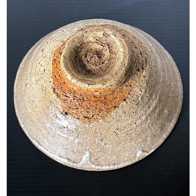 Korean Ceramic Ido Tea Bowl Chawan Joseon Dynasty For Sale - Image 11 of 12