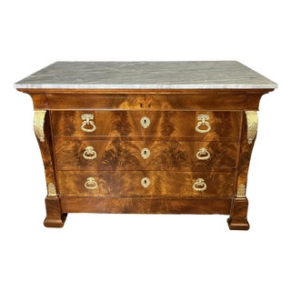 Restoration Walnut Chest of Drawers For Sale
