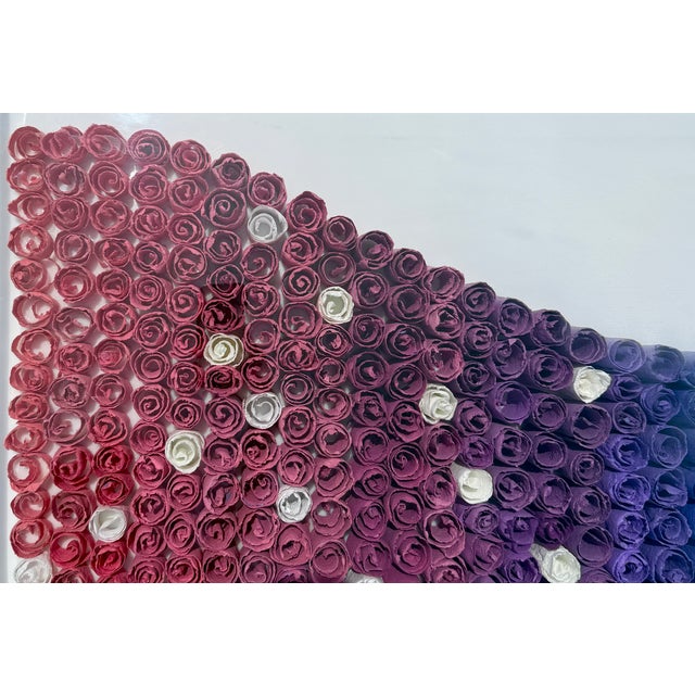 Plastic Oversize 3d Mixed Media Wall Sculpture Diptych by Michele Tuegel 1992 For Sale - Image 7 of 11
