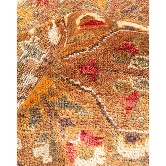 Textile Eclectic, One-of-a-Kind Hand-Knotted Area Rug - Brown, 6' 3" x 8' 9" For Sale - Image 7 of 8