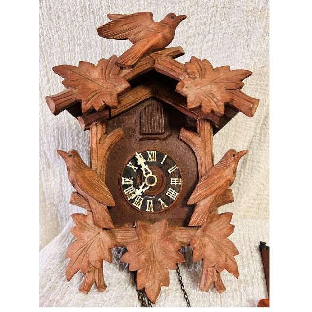 1950s West Germany Black Forest Cuckoo Clock E. Schmeckenbecher Chairish