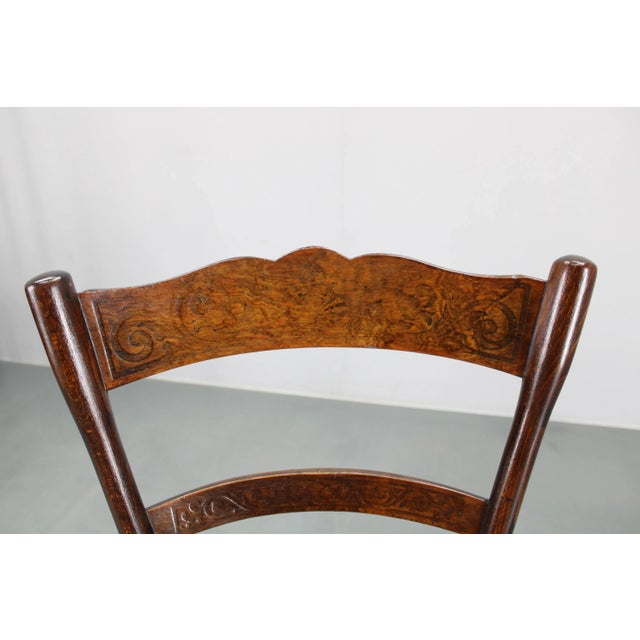 Brown Czechoslovakian Chair from Thonet, 1930s For Sale - Image 8 of 15