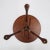 Chippendale Style Solid Mahogany Tilt Top Table Stand Pinwheel Ball & Claw Early 20th Century For Sale - Image 9 of 13
