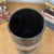 Deep Black Cylindrical Ceramic Vase with Rope Design For Sale - Image 9 of 10